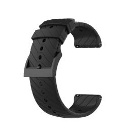  Silikon Armband (24mm) Svart - Teknikhallen.se