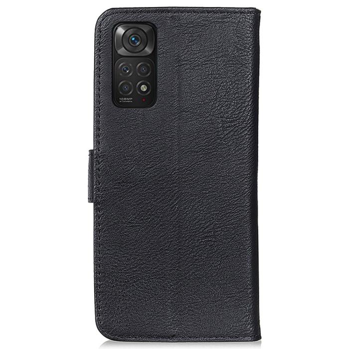 Bild 3, KHAZNEH KHAZNEH Xiaomi Redmi Note 11 4G Fodral Läder Svart - Teknikhallen.se