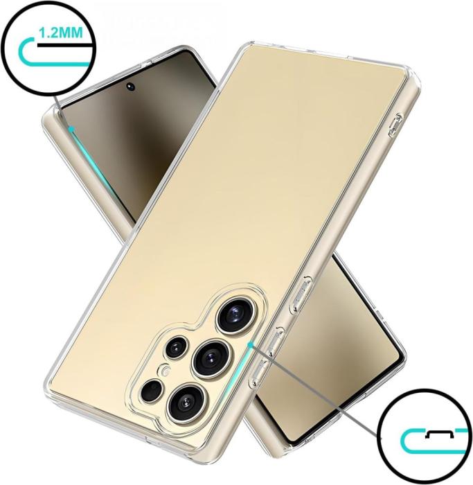 Bild 5, Tech-Protect Tech-Protect Samsung Galaxy S26 Ultra Skal FlexAir Transparent - Teknikhallen.se