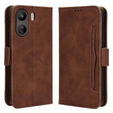  Xiaomi Redmi 13C 4G Fodral Med Avtagbart Kortfodral Brun - Teknikhallen.se