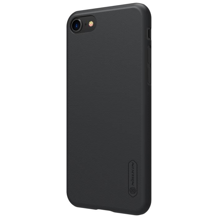 Bild 2, NILLKIN NILLKIN iPhone 7/8/SE Skal Frosted Shield Svart - Teknikhallen.se