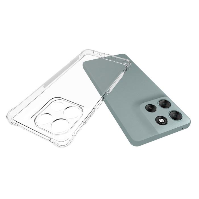 Bild 4,  Motorola Moto G56 5G Skal Shockproof TPU Transparent - Teknikhallen.se