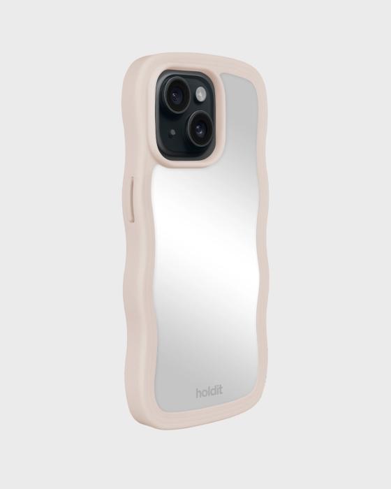 Bild 2, holdit holdit iPhone 15/14/13 Skal Wavy Light Beige Mirror - Teknikhallen.se