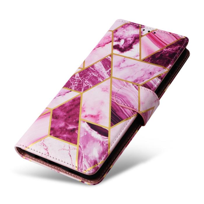 Bild 5,  Samsung Galaxy S24 Fodral Marmor Textur Lila - Teknikhallen.se