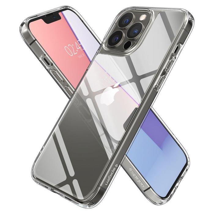 Bild 6, Spigen Spigen iPhone 13 Pro Skal Quartz Hybrid Transparent - Teknikhallen.se