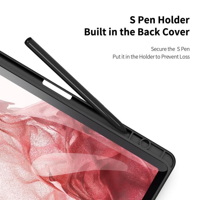 Bild 6, DUX DUCIS DUX DUCIS Galaxy Tab S9 Fodral TOBY Tri-Fold Svart - Teknikhallen.se