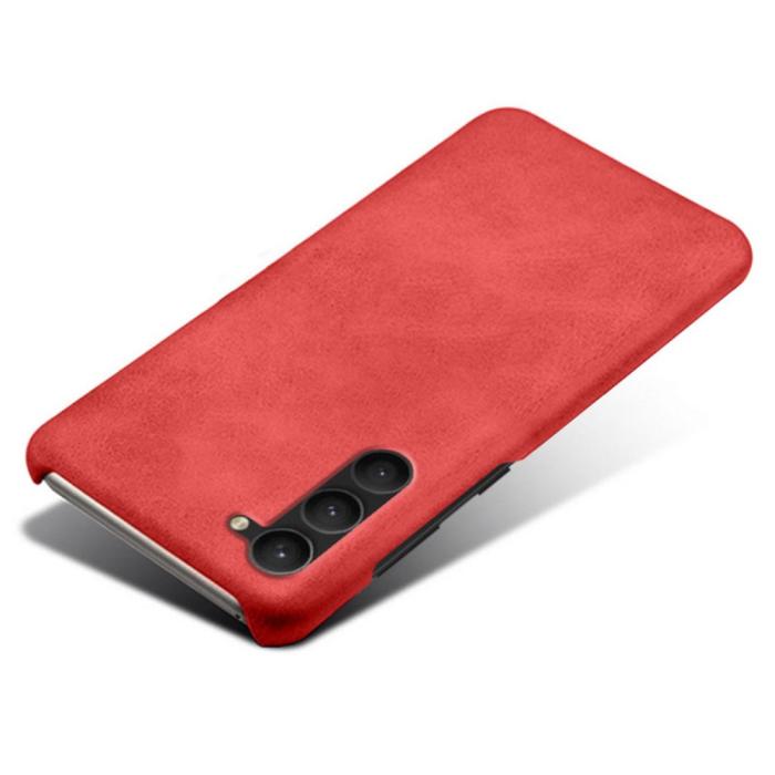 Bild 3,  Samsung Galaxy S24 Plus Läderbelagt Skal Röd - Teknikhallen.se