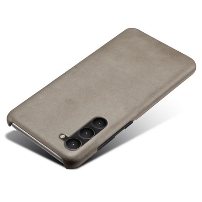 Bild 3,  Samsung Galaxy S24 Plus Läderbelagt Skal Grå - Teknikhallen.se