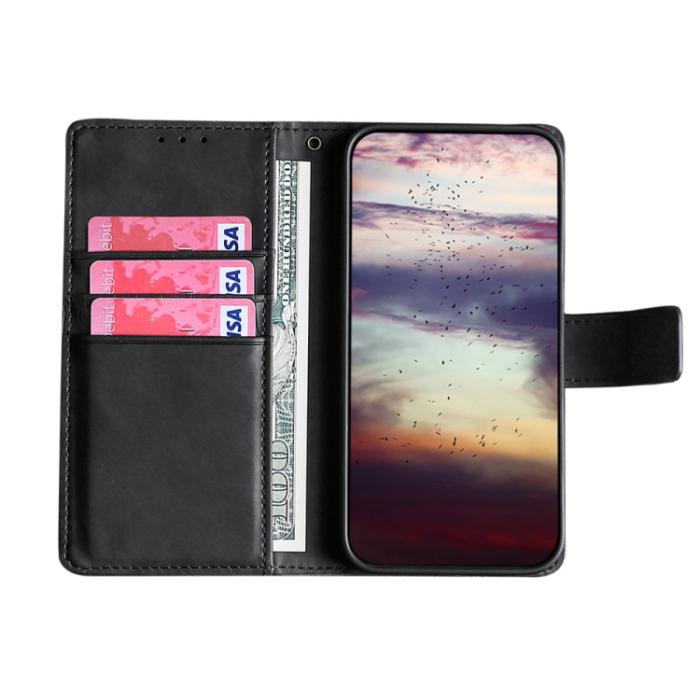Bild 4,  iPhone 14 Pro Fodral Skin Feel Krokodil Textur Svart - Teknikhallen.se