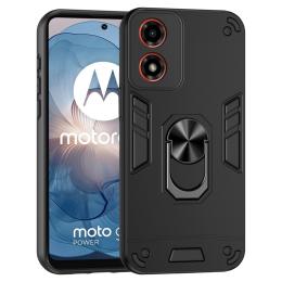  Motorola Moto G04 4G/G24 4G Hybrid Ring Skal Svart - Teknikhallen.se