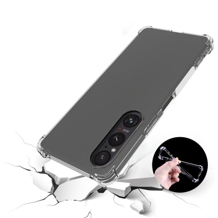 Bild 2,  Sony Xperia 1 VI Shockproof TPU Skal Transparent - Teknikhallen.se