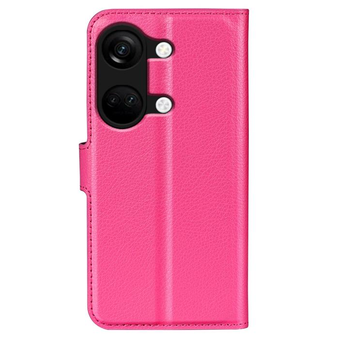 Bild 6,  OnePlus Nord 3 5G Fodral Litchi Textur Rosa - Teknikhallen.se
