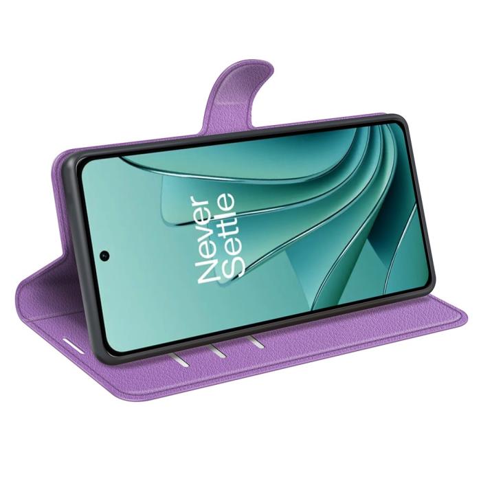 Bild 3,  OnePlus Nord 3 5G Fodral Litchi Textur Lila - Teknikhallen.se