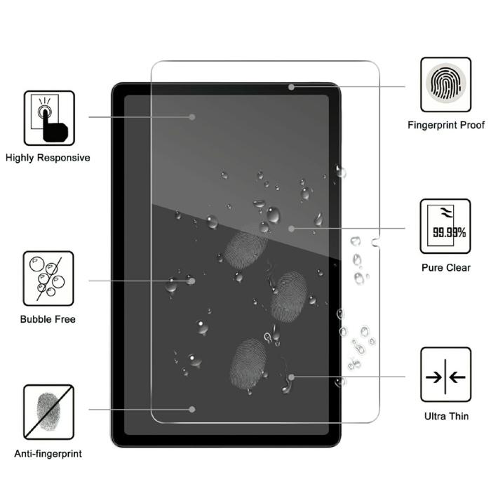 Bild 2,  Xiaomi Redmi Pad 2 Skärmskydd Härdat Glas - Teknikhallen.se