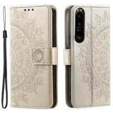  Sony Xperia 1 V Fodral Mandala L&auml;der Guld - Teknikhallen.se