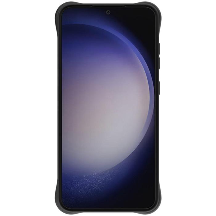 Bild 3, IMAK IMAK Samsung Galaxy S24 FE Skal Waterdrop Matt Svart - Teknikhallen.se