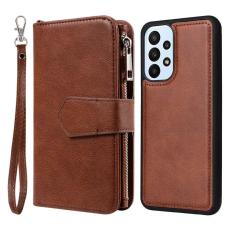 Samsung Galaxy A23 5G 2in1 Magnet Skal / Pl&aring;nboksfodral Brun - Teknikhallen.se