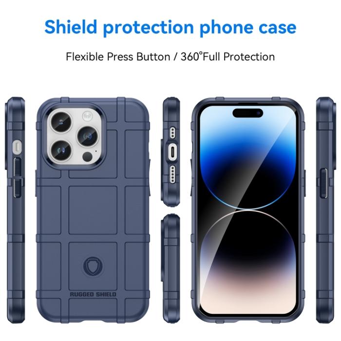 Bild 2,  iPhone 15 Pro Skal Robust Blå - Teknikhallen.se