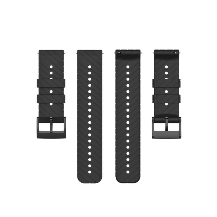 Bild 4,  Silikon Armband (24mm) Svart - Teknikhallen.se