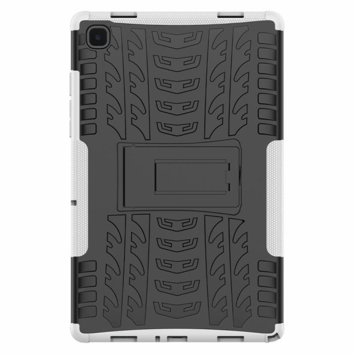 Bild 4,  Samsung Galaxy Tab A7 10.4 Skal Rugged Kickstand Armor Vit - Teknikhallen.se