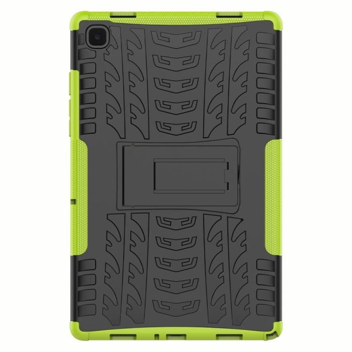 Bild 4,  Samsung Galaxy Tab A7 10.4 Skal Rugged Kickstand Armor Grön - Teknikhallen.se
