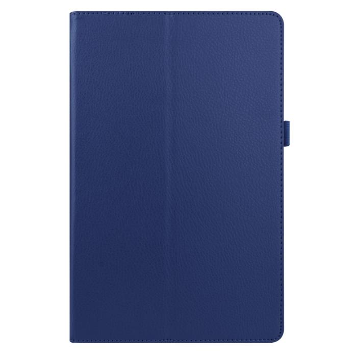 Bild 2,  Samsung Galaxy Tab A7 10.4 Fodral Litchi läder Mörk Blå - Teknikhallen.se
