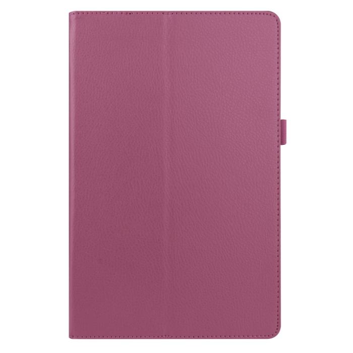 Bild 2,  Samsung Galaxy Tab A7 10.4 Fodral Litchi läder Lila - Teknikhallen.se
