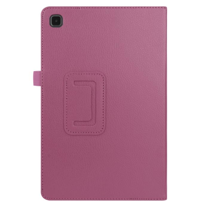 Bild 3,  Samsung Galaxy Tab A7 10.4 Fodral Litchi läder Lila - Teknikhallen.se