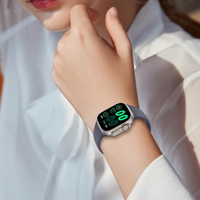 Bild 6, ColorPop Silikon Armband Butterfly Apple Watch 42/41/40/38 mm (M/L) - Teknikhallen.se