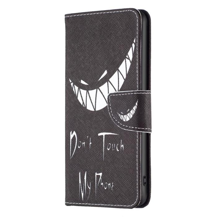 Bild 6,  Samsung Galaxy A14 4G/5G Fodral Med Tryck Dont Touch My Phone - Teknikhallen.se