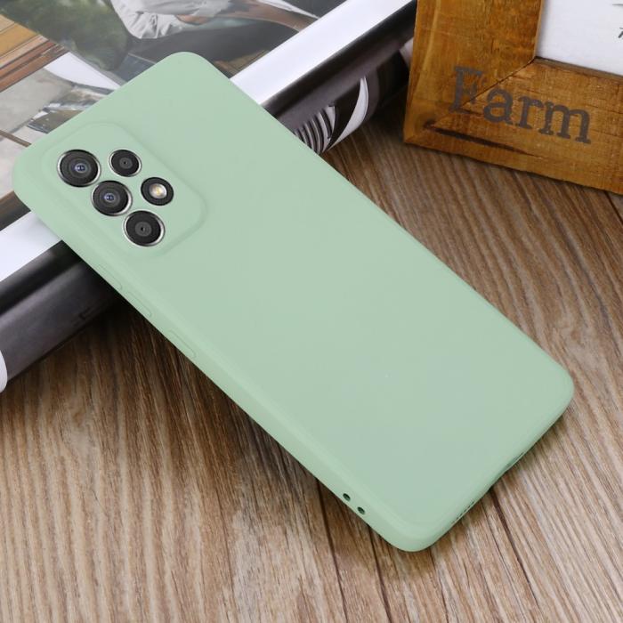 Bild 6,  Samsung Galaxy A53 5G Skal Liquid Silikon Med Strap Grön - Teknikhallen.se