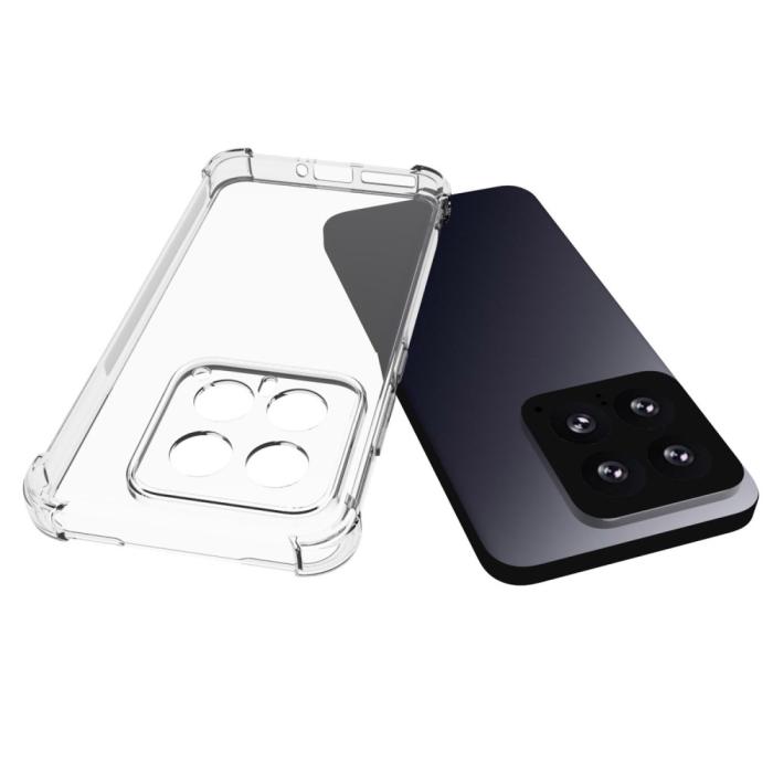 Bild 2,  Xiaomi 14 Skal Shockproof TPU Transparent - Teknikhallen.se