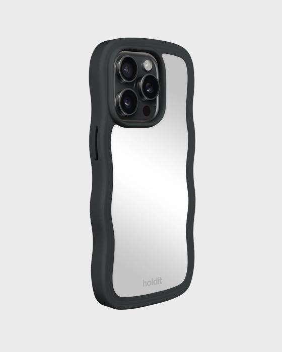 Bild 2, holdit holdit iPhone 14 Pro Skal Wavy Black Mirror - Teknikhallen.se