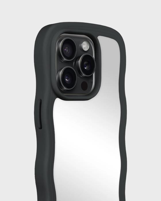 Bild 3, holdit holdit iPhone 14 Pro Skal Wavy Black Mirror - Teknikhallen.se