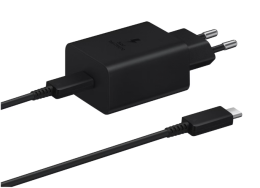 Samsung Samsung Original 45W 5A USB-C Laddare EP-TA845 Inkl. 1.8m USB-C Kabel Svart - Teknikhallen.se