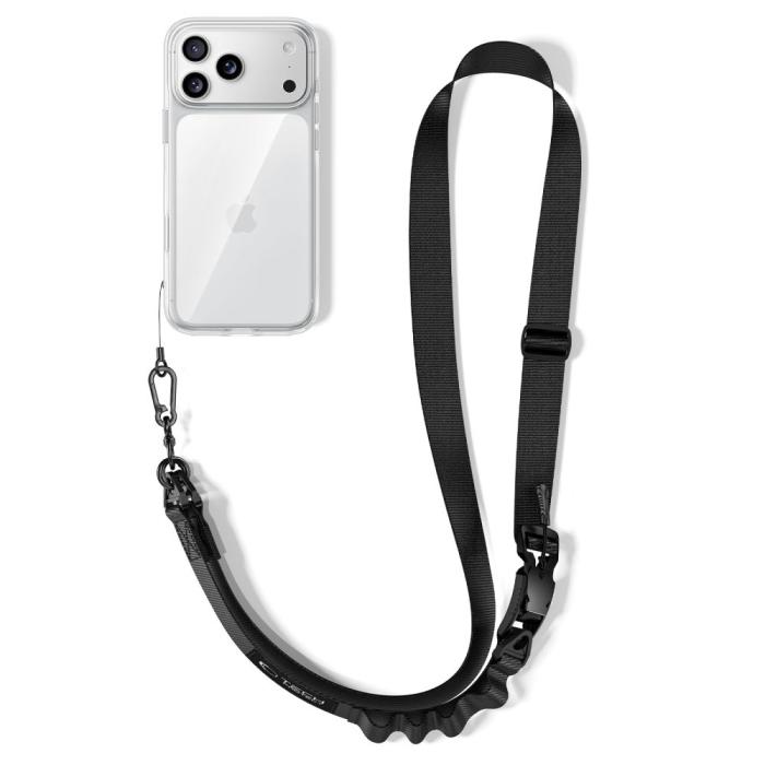 Bild 5, Tech-Protect Tech-Protect Mobilsnöre CrossBody Rope Svart - Teknikhallen.se