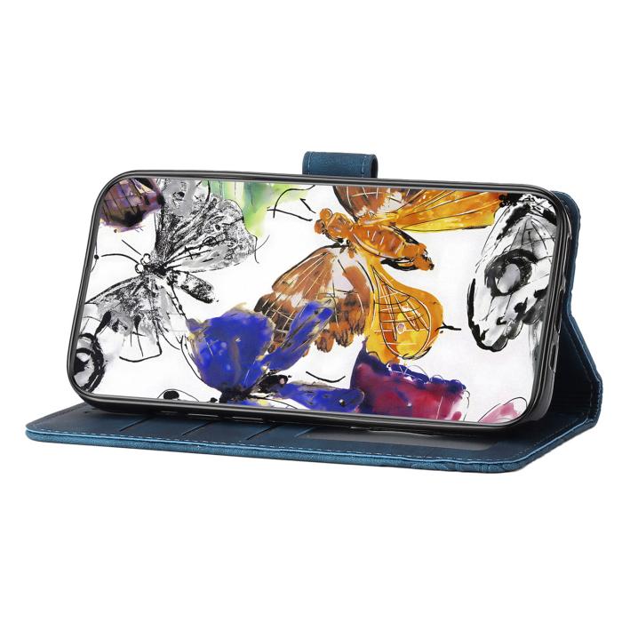 Bild 4,  Sony Xperia 1 VII Fodral Fjäril Tryck Blå - Teknikhallen.se