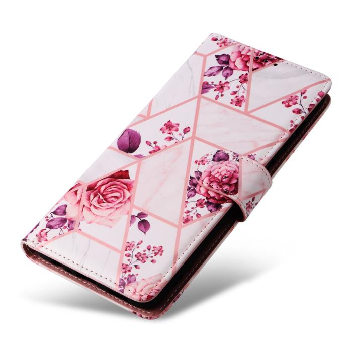 Bild 5,  Samsung Galaxy S24 Fodral Marmor Textur Roséguld - Teknikhallen.se
