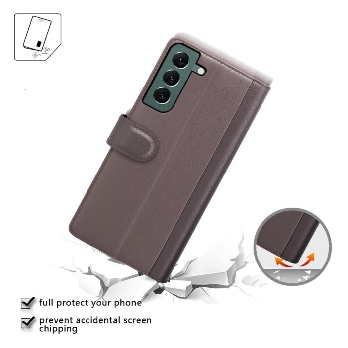 Bild 4,  Samsung Galaxy S23 Fodral Premium Äkta Läder Svart - Teknikhallen.se