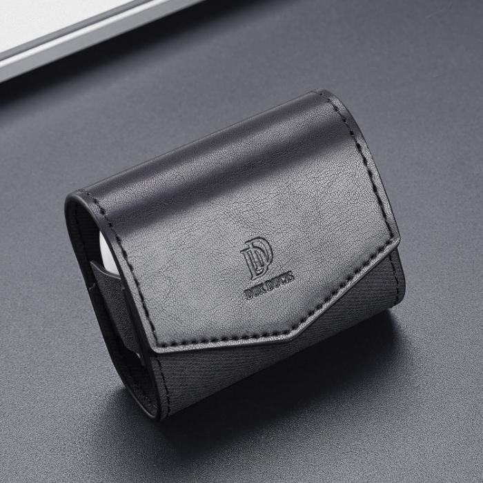 Bild 2, DUX DUCIS DUX DUCIS AirPods 3 Fodral PU-Läder Med Krok Svart - Teknikhallen.se