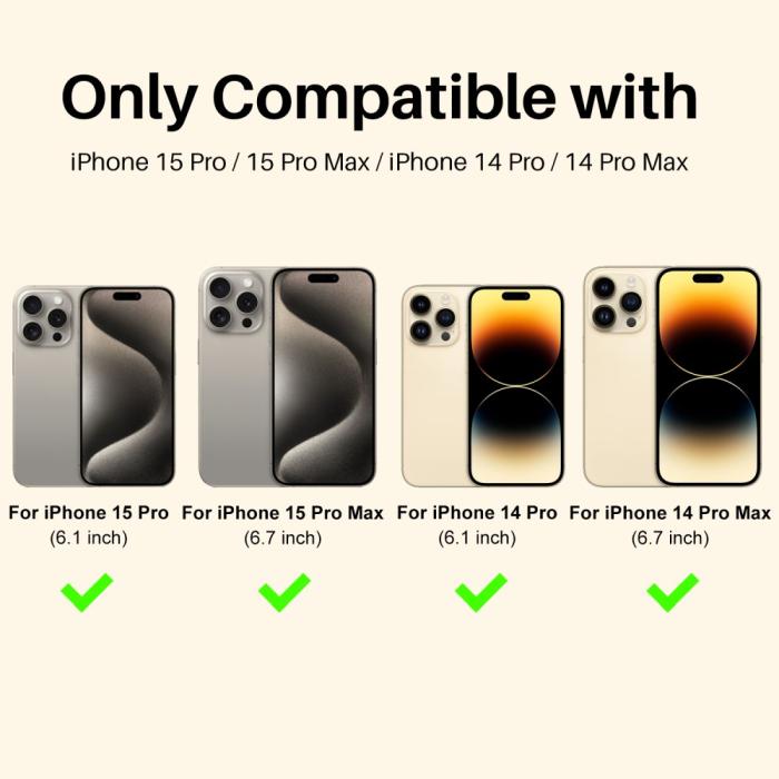 Bild 2, NORTHJO NORTHJO iPhone 14 Pro/Pro Max/15 Pro/Pro Max Linsskydd 2-PACK Guld - Teknikhallen.se