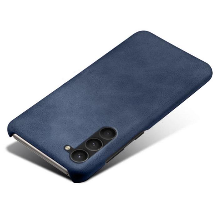 Bild 3,  Samsung Galaxy S24 Plus Läderbelagt Skal Blå - Teknikhallen.se
