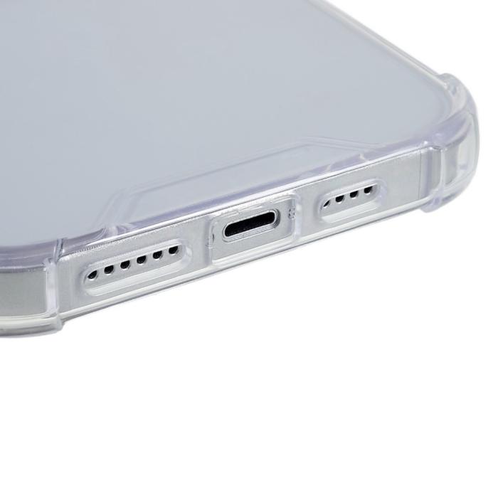 Bild 6,  iPhone 15 Plus Skal Shockproof Akryl/TPU Transparent - Teknikhallen.se
