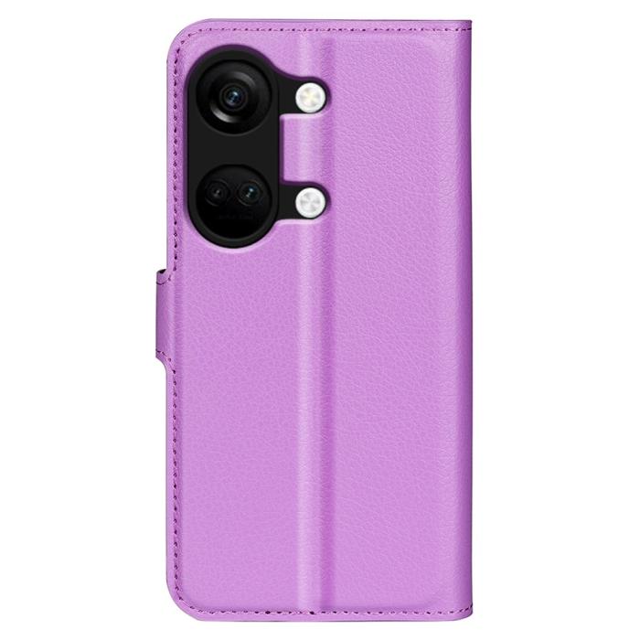 Bild 6,  OnePlus Nord 3 5G Fodral Litchi Textur Lila - Teknikhallen.se