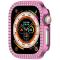  Apple Watch 10 42 mm Skal Rhinestone Rosa - Teknikhallen.se