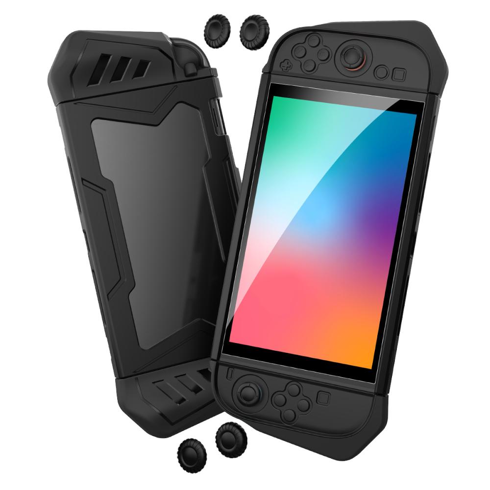  Nintendo Switch 2 Skal Med Skärmskydd Härdat Glas Svart - Teknikhallen.se