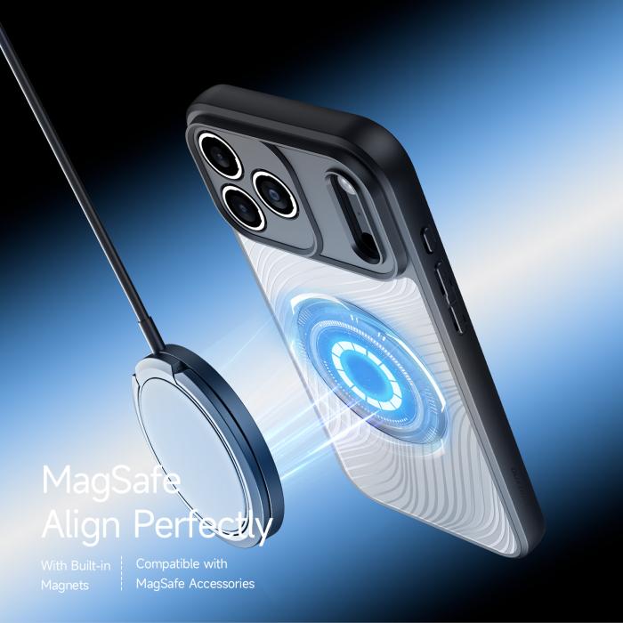 Bild 4, DUX DUCIS DUX DUCIS iPhone 17 Pro Max Skal MagSafe Aimo Series Svart - Teknikhallen.se