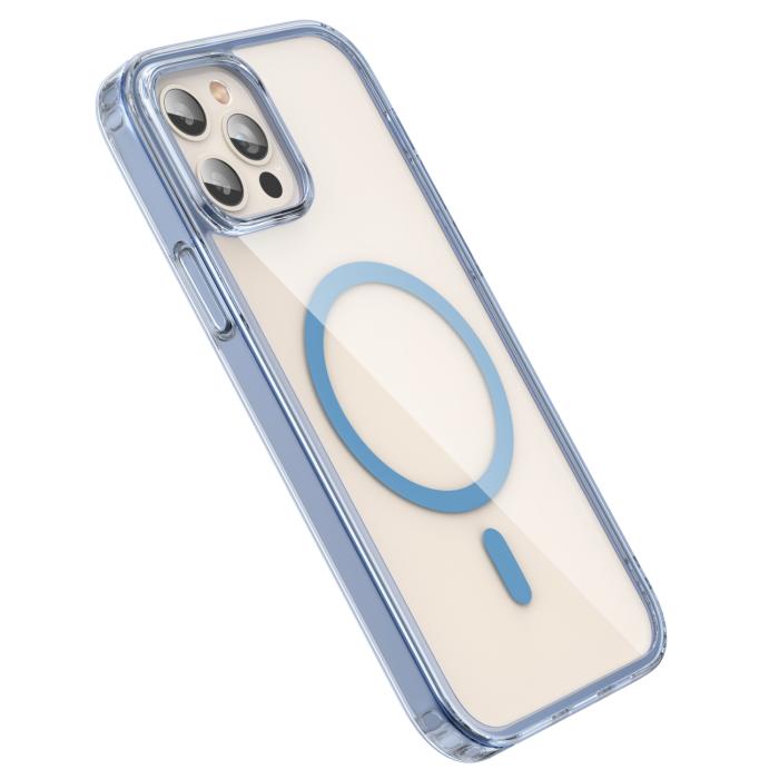 Bild 3, ColorPop ColorPop iPhone 12 Pro Max Skal CH MagSafe Transparent/Ljus Blå - Teknikhallen.se