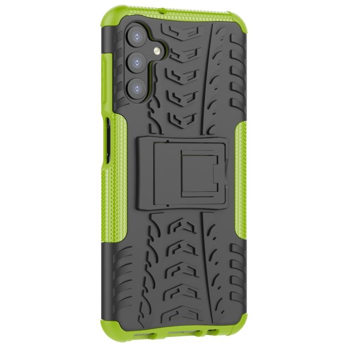 Bild 3,  Samsung Galaxy A04s / A13 5G Stöttåligt Skal med Stöd Grön - Teknikhallen.se