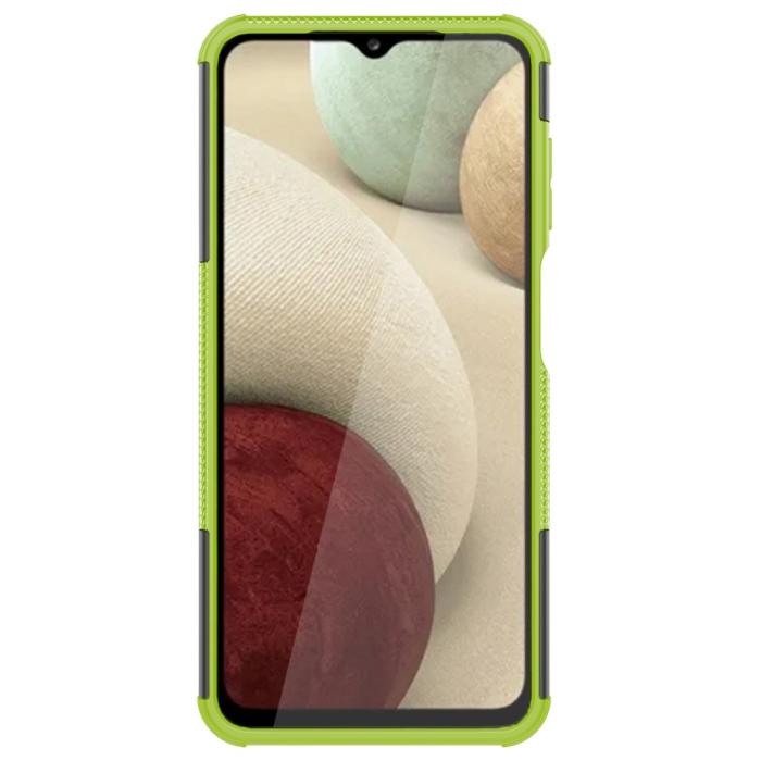 Bild 4,  Samsung Galaxy A04s / A13 5G Stöttåligt Skal med Stöd Grön - Teknikhallen.se